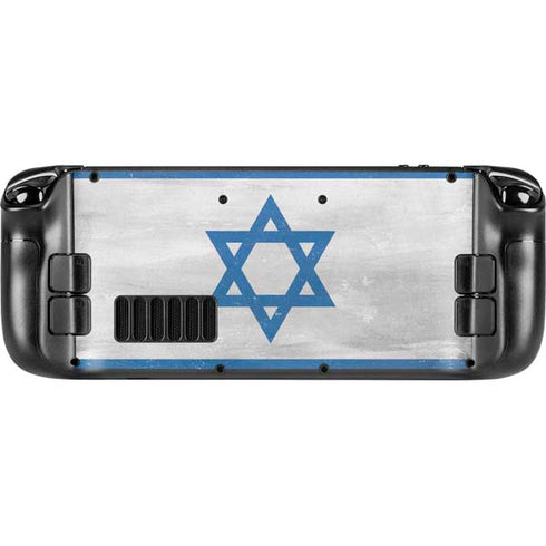 Israel Flag Distressed Steam Deck Handheld Gaming Computer Skin